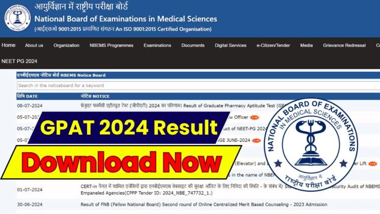 gpat result 2024