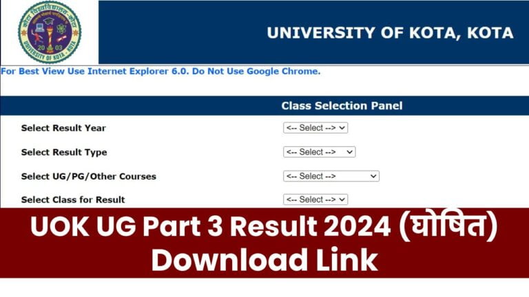 kota university result