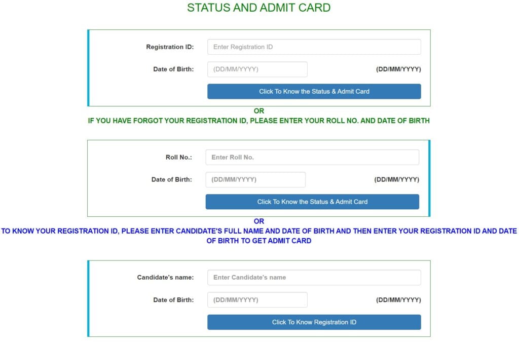 SSC CGL Admit Card