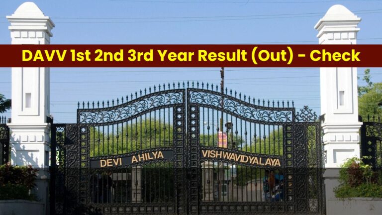 DAVV Result 2024