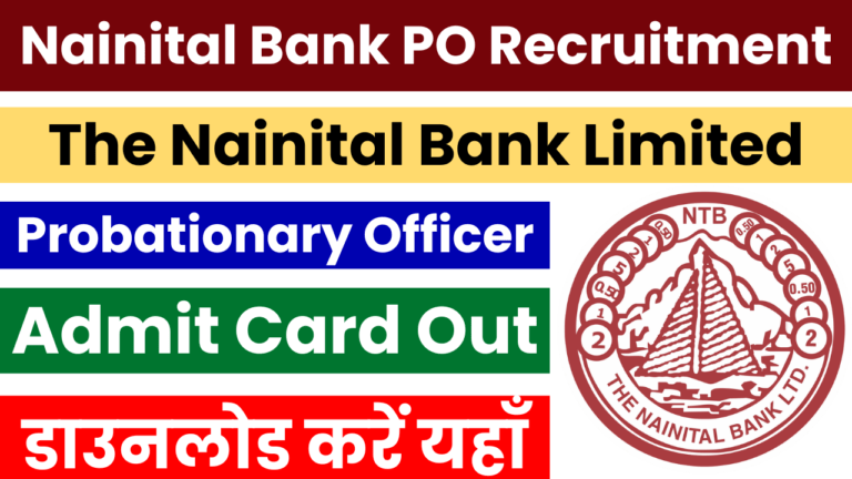 Nainital Bank PO Admit Card 2024