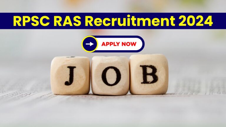 RPSC RAS Recruitment 2024