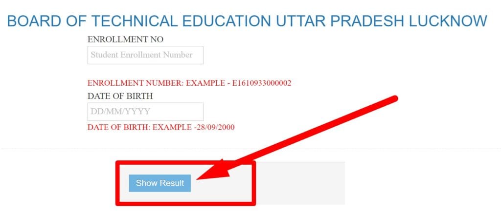 BTEUP D Pharmacy Result