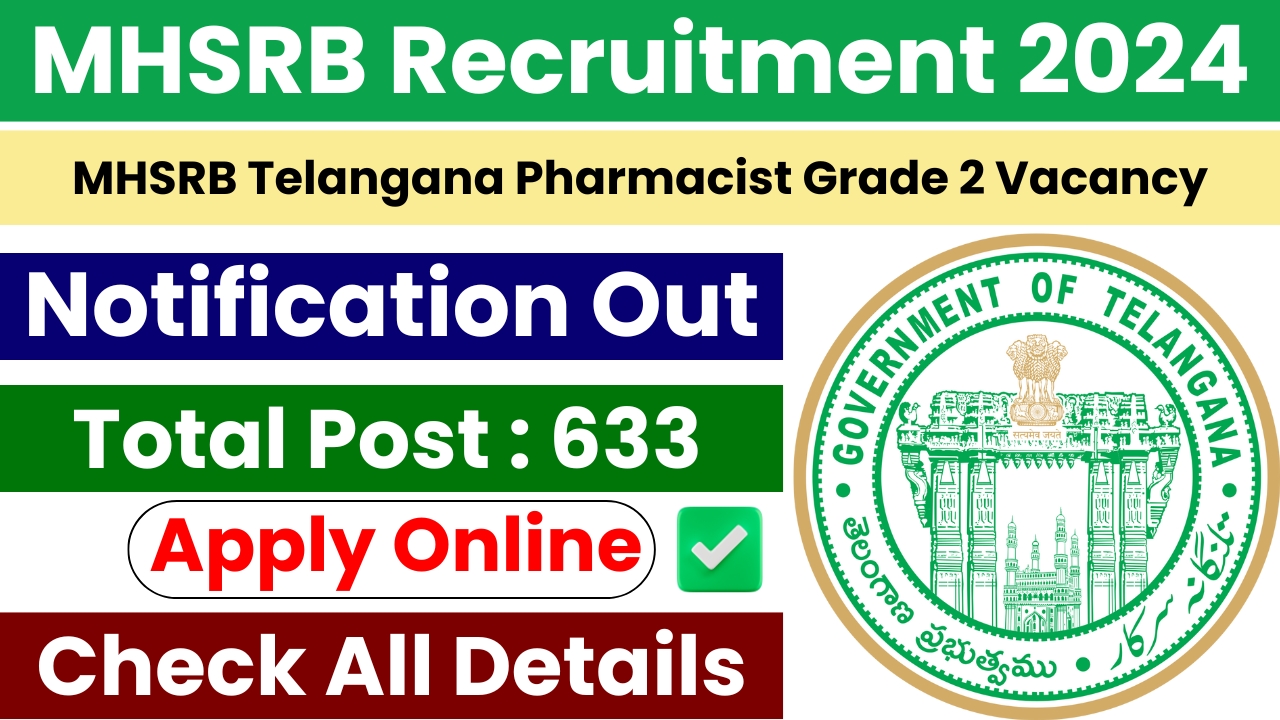 MHSRB Pharmacist Recruitment 2024